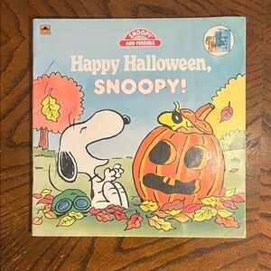 Peanuts kids book | Happy Halloween, Snoopy! | vintage 1989